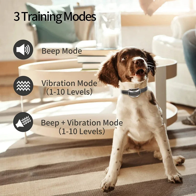 Paipaitek Cat Training CollarWith Remote,Cat Anti Meow Collar,Waterproof& Rechargeable Cat Stop Meowing Barking Collar